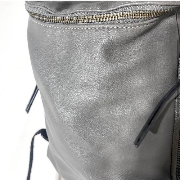 5/$25 Seven Days Grey Vegan (Faux) Leather Backpack - Picture 4 of 14